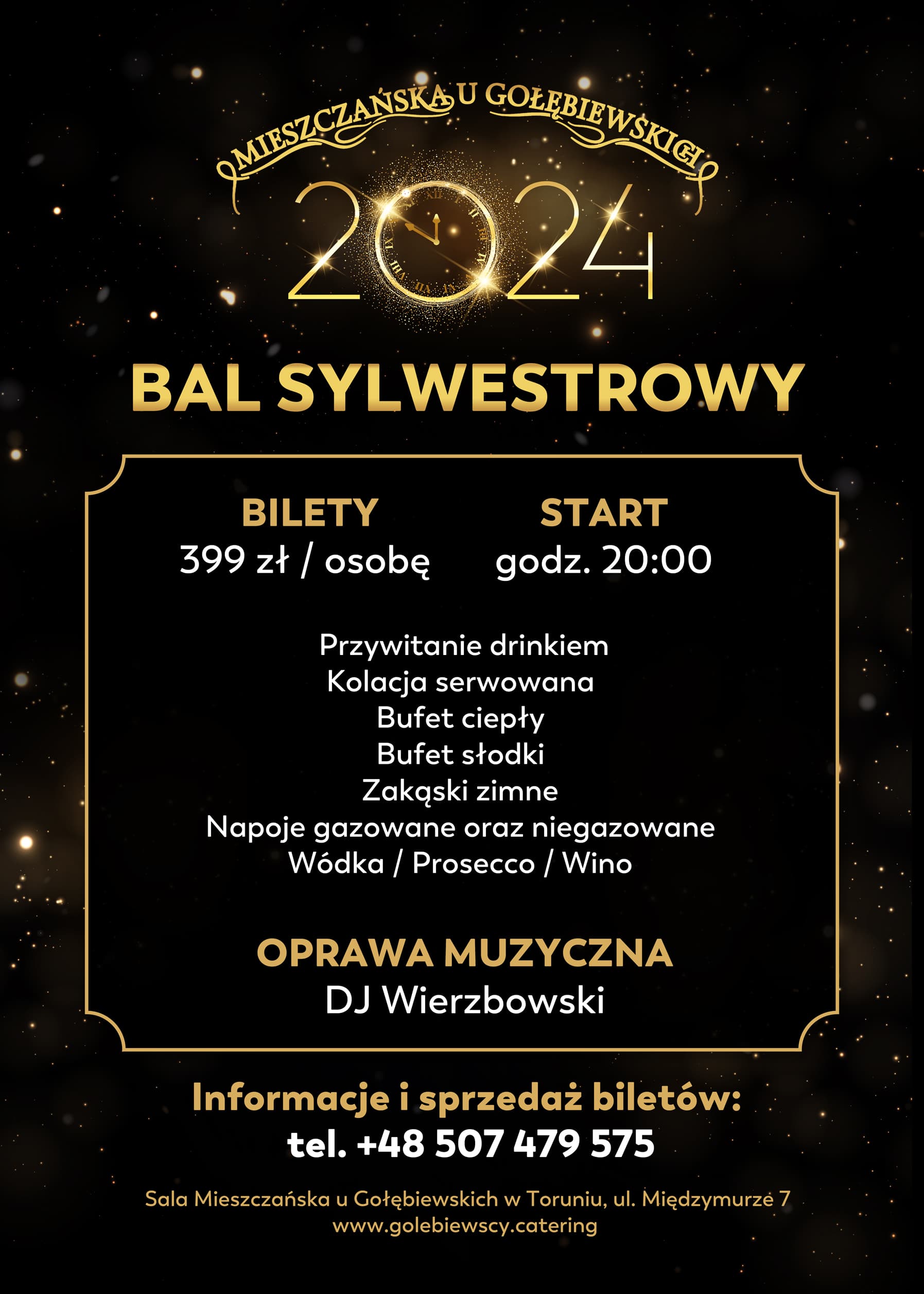 Sylwester 2024 w Toruniu